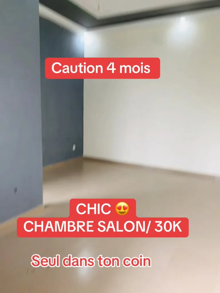 Location chambre salon à Agoè Apéssito, image de la vidéo