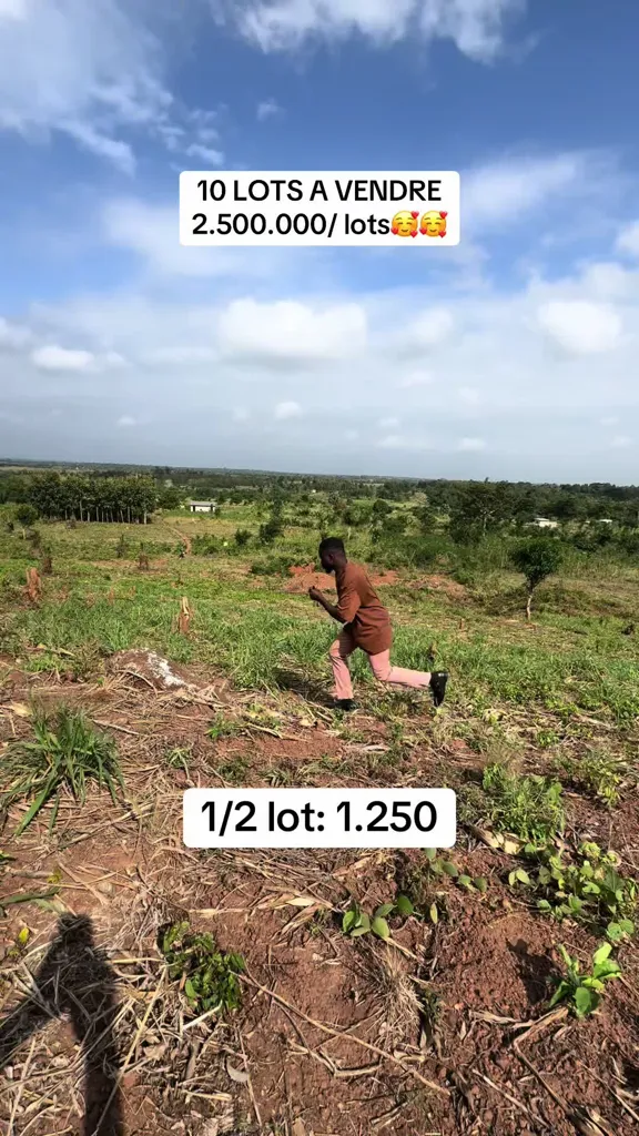 Vente terrain à Kovié Djémékè, image de la vidéo